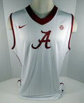 2011-12 Alabama Crimson Tide Blank # Game Issued White Jersey BAMA00215