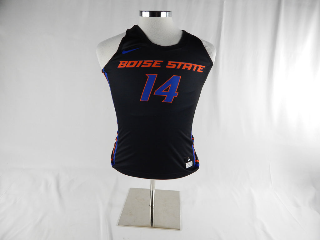 2019-20 Boise State Broncos #14 Game Issued Black Jersey Basketball S 157