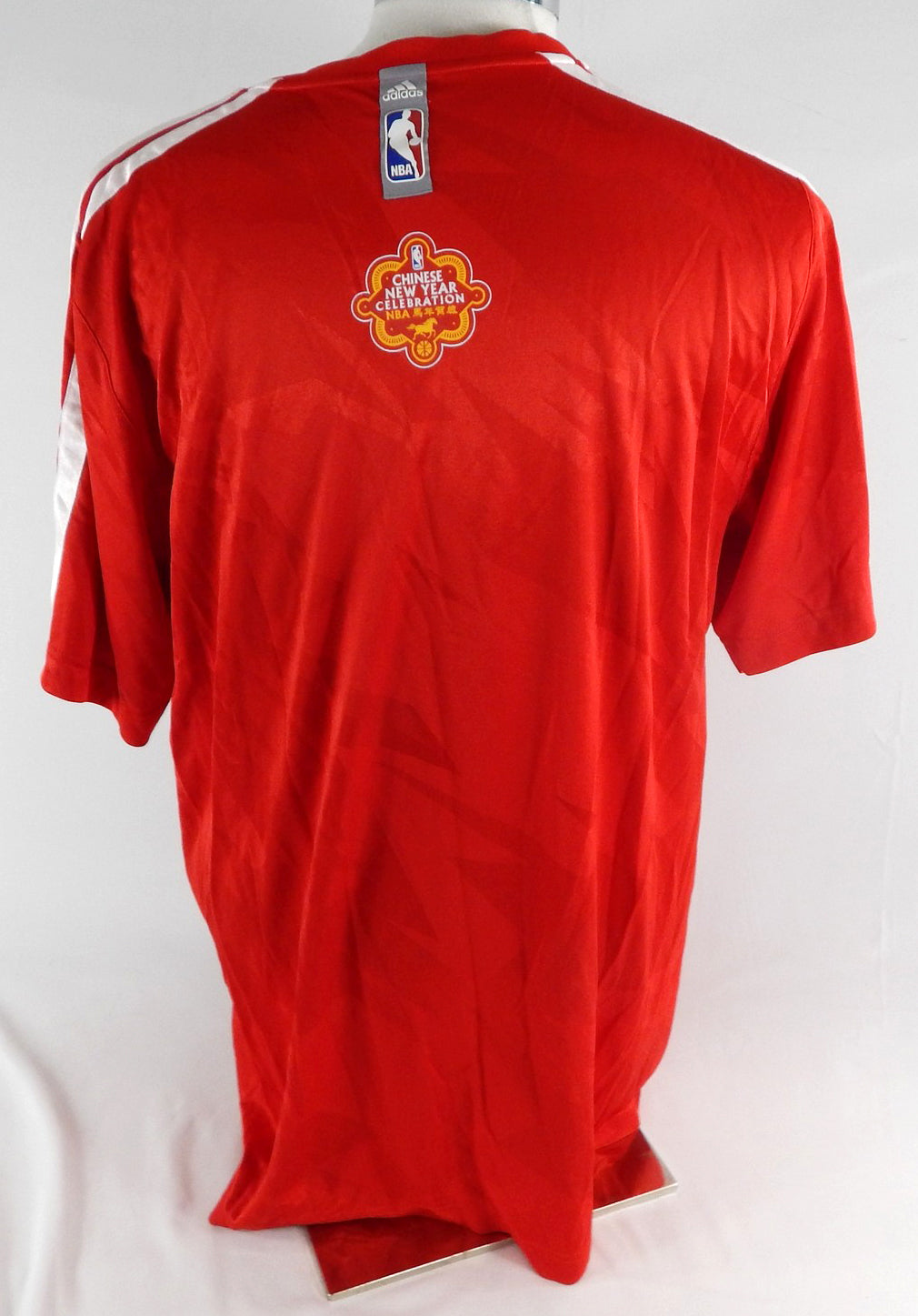 2012-13 Orlando Magic #5 Game Used Red Shirt Chinese New Year  2XL 7 Pic2
