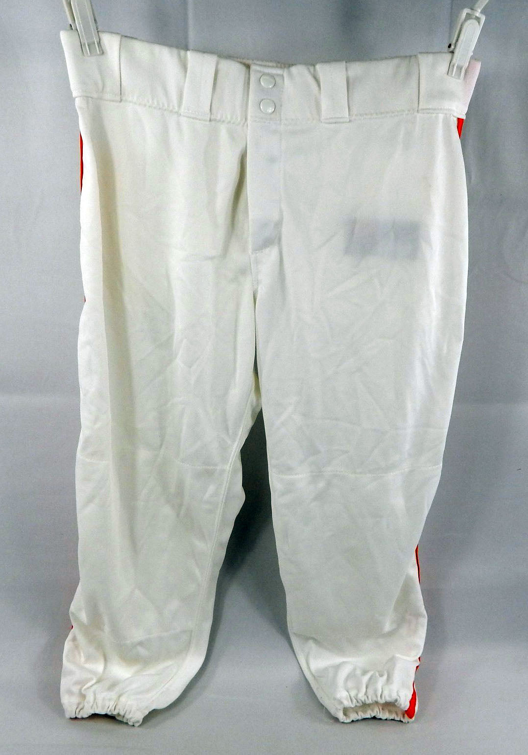 20001 Virginia Tech Hokies #6 Game Used White Baseball Pants 36 606
