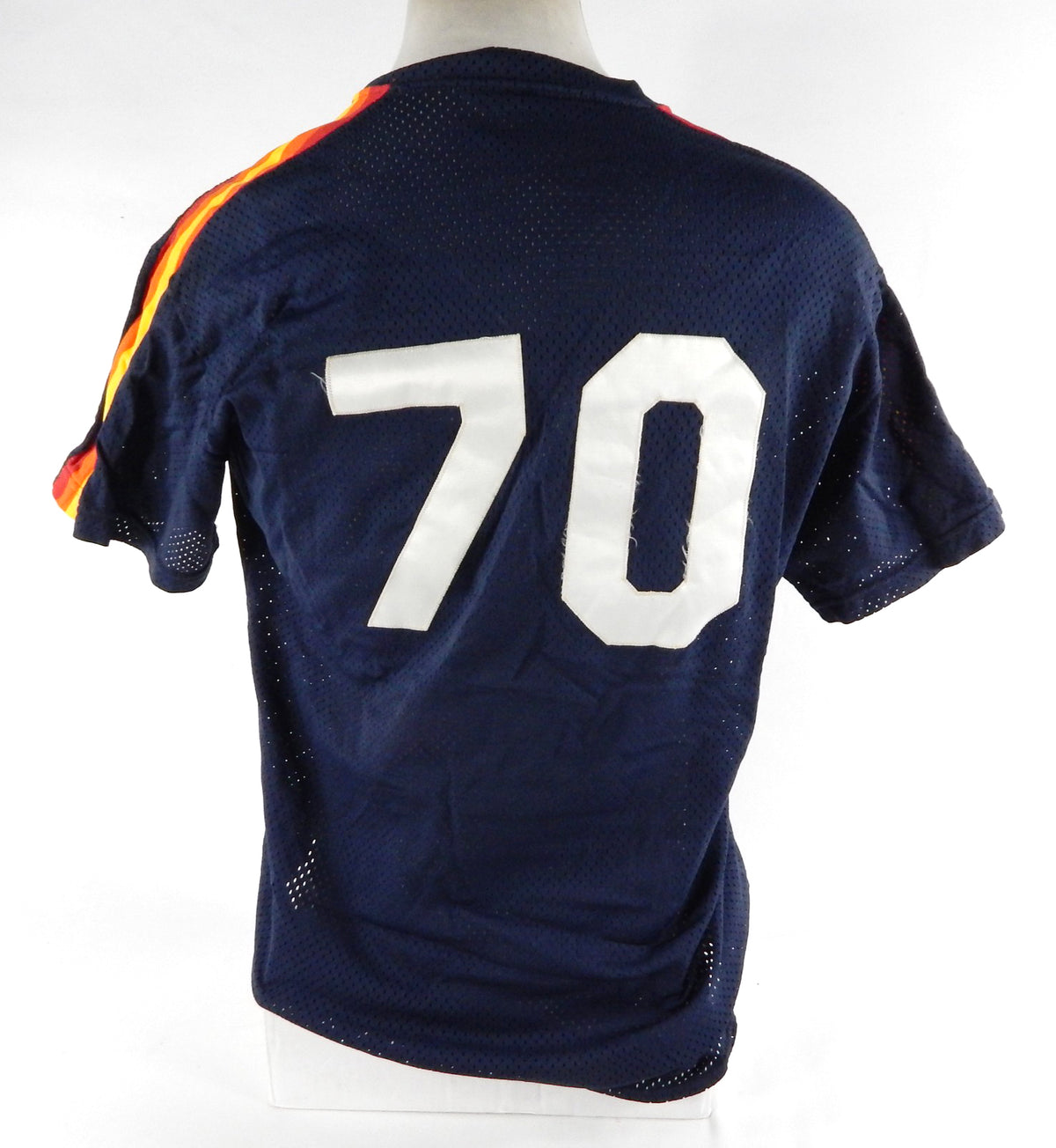 1990s Houston Astros #70 Game Used Blue Jersey BP ST NP Rem 42 DP69282 Pic2