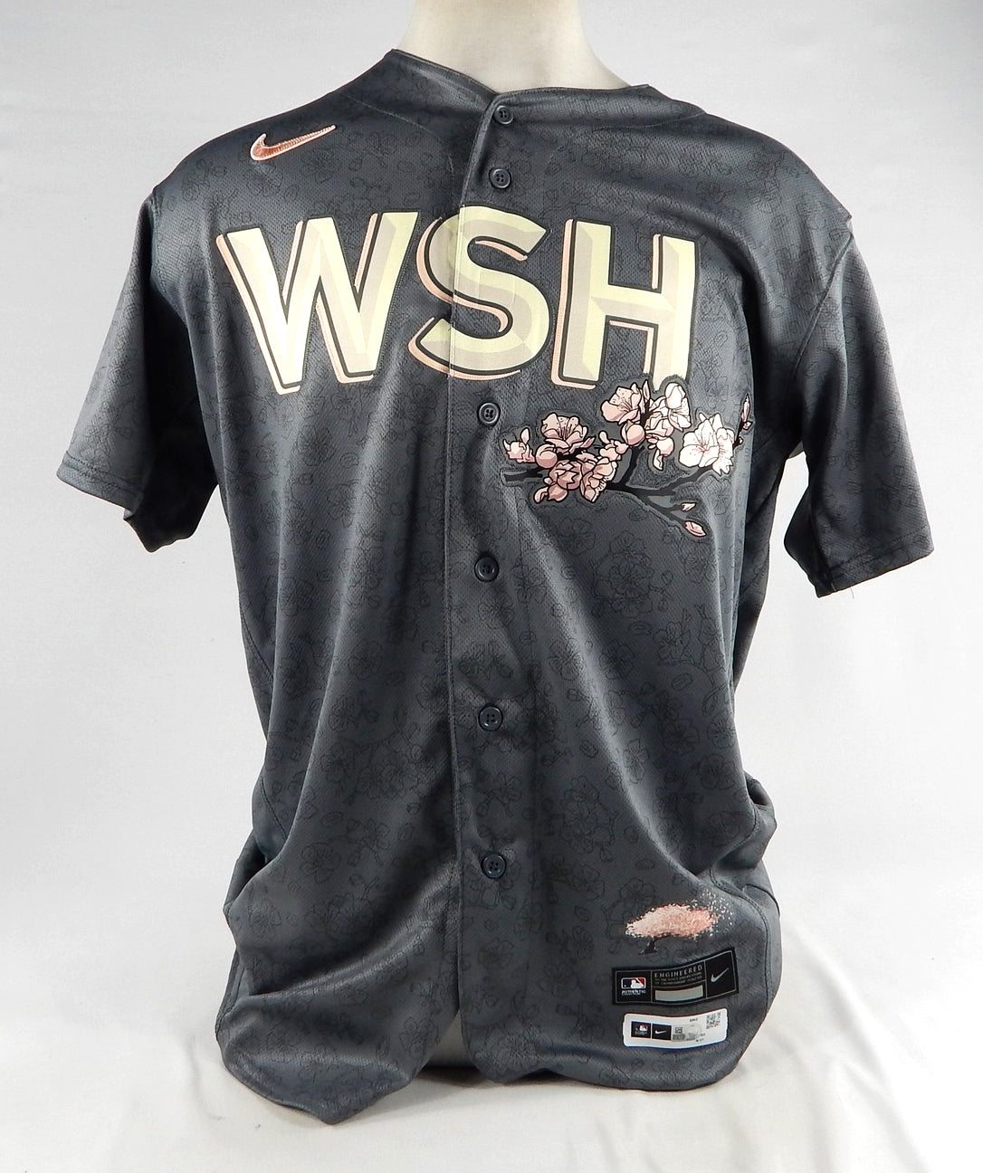 2023 Washington Nationals Matt Cronin #56 Game Issued Grey Jersey City Connect 1