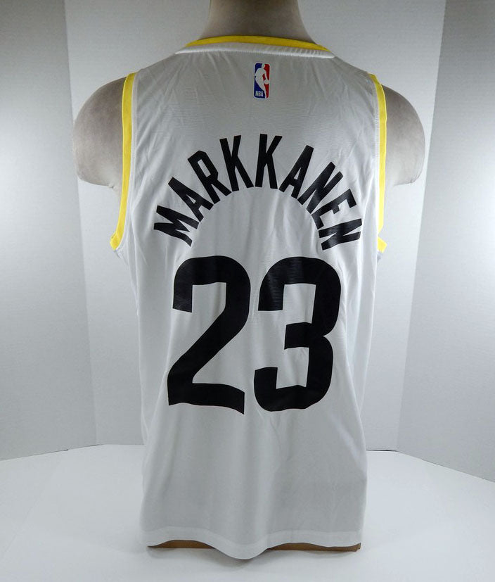 2023 Mens Utah Jazz Lauri Markkanen #23 Fastbreak White Jersey Fanatics NWT L 2 Pic2