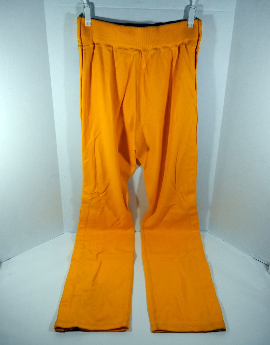 Golden State Warriors #55 Game Used Yellow Pants 34 DP68819 Pic2