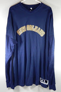 New Orleans Pelicans Adidas Climalite Team Issued LS Warm Up Shirt Navy 2XL +2"
