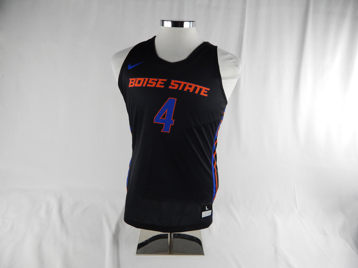 2019-20 Boise State Broncos #4 Game Issued Black Jersey Basketball L 159