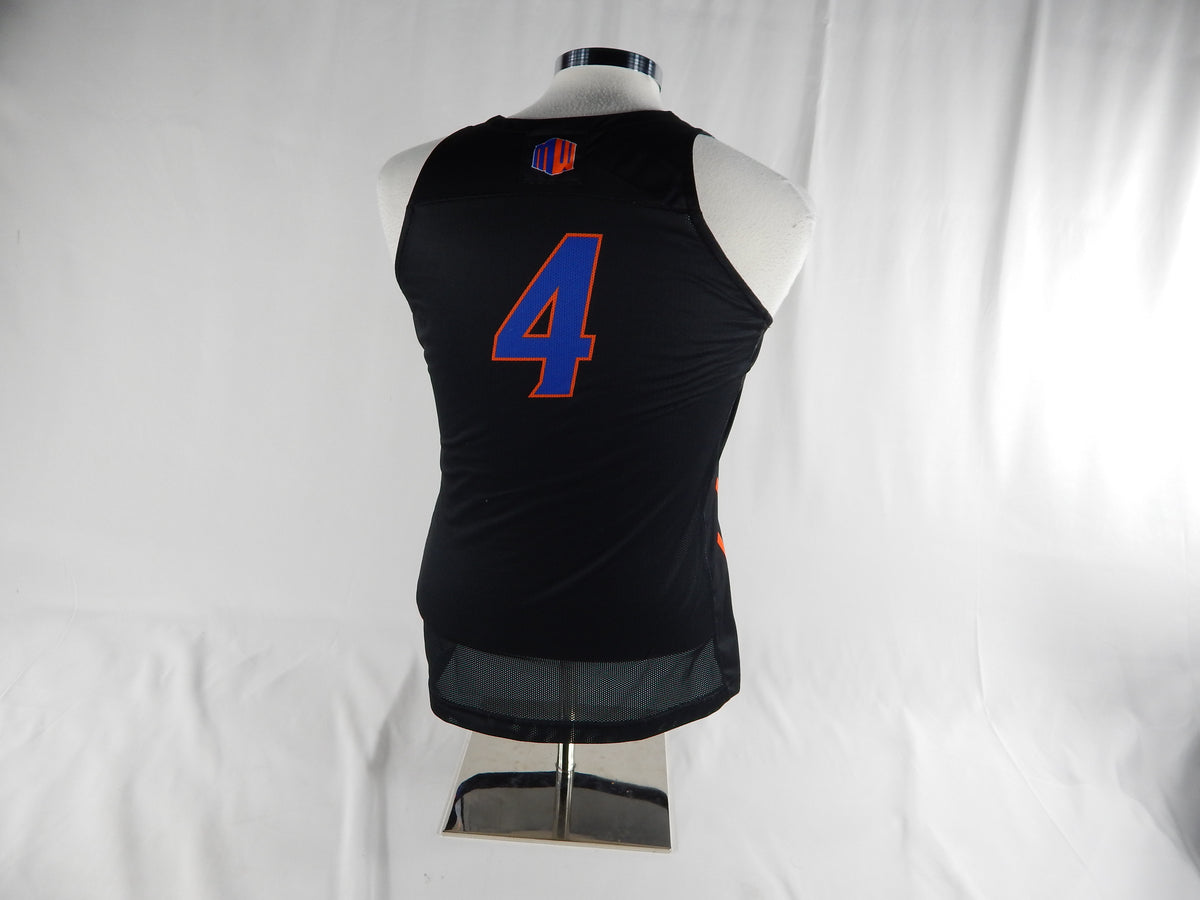 2019-20 Boise State Broncos #4 Game Issued Black Jersey Basketball L 159 Pic2