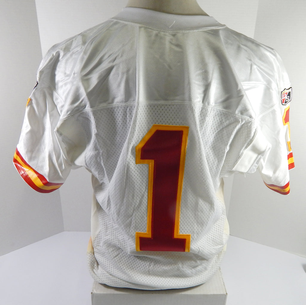 1995 Kansas City Chiefs #1 Game Issued White Jersey 42 DP51818 Pic2