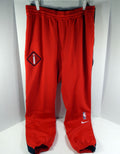 2020-21 Detroit Pistons Game Issued Red Warm Up Sweat Pants Nike 657 2XLT 162S