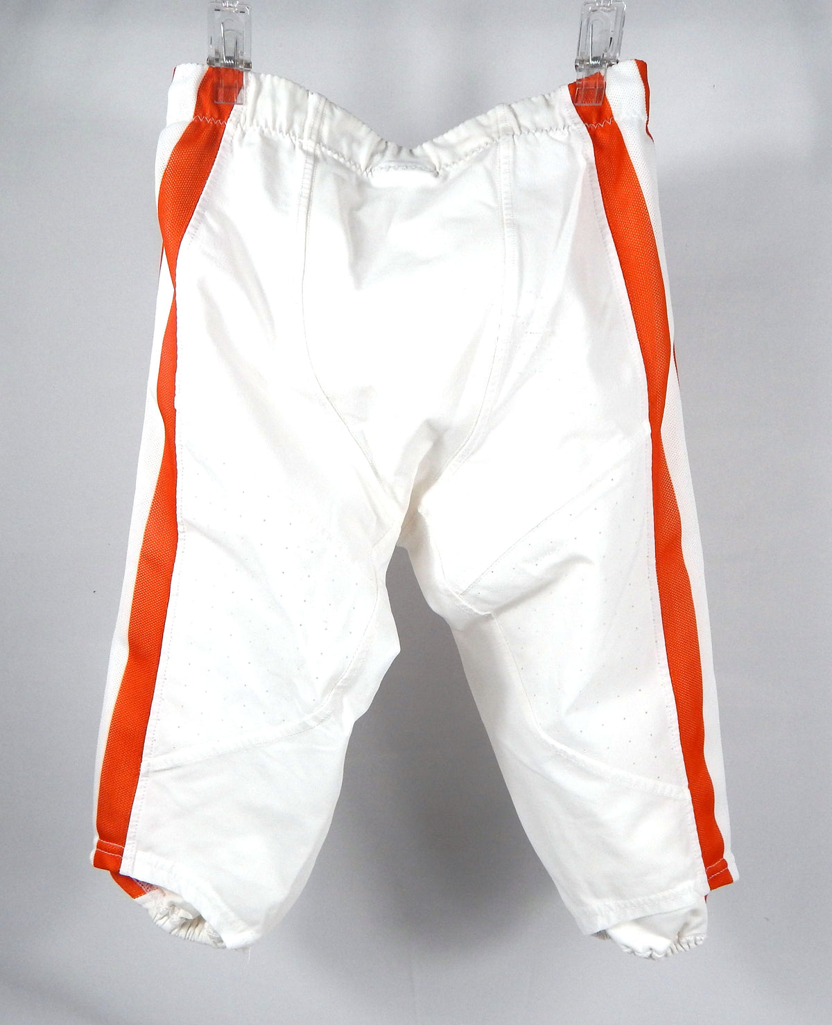 2016-18 Clemson Tigers Game Issued Pos Used White Pants Purple Nike 30 038S Pic2