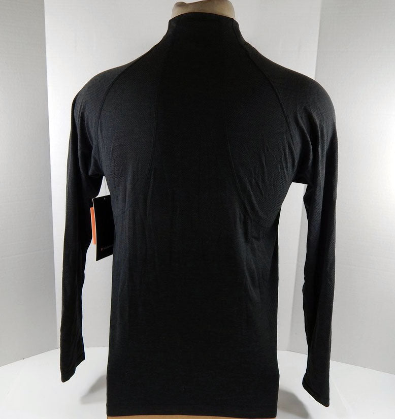 2023 Men's Utah Jazz Black Quarter Zip Shirt Metal Vent Lululemon NWT M 6 Pic2