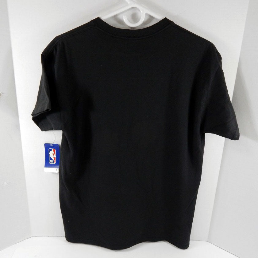Youth Utah Jazz Authentic Black T-Shirt Primary Logo NBA NWT XL 72S Pic2