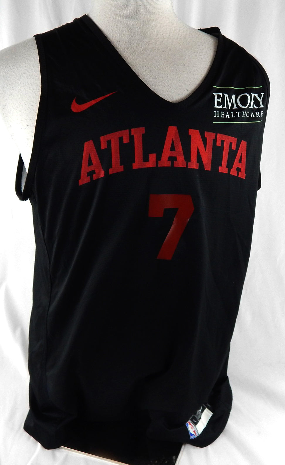 2025-26 Atlanta Hawks Nickeil Alexander-Walker #7 Game Used Black Practic Jersey