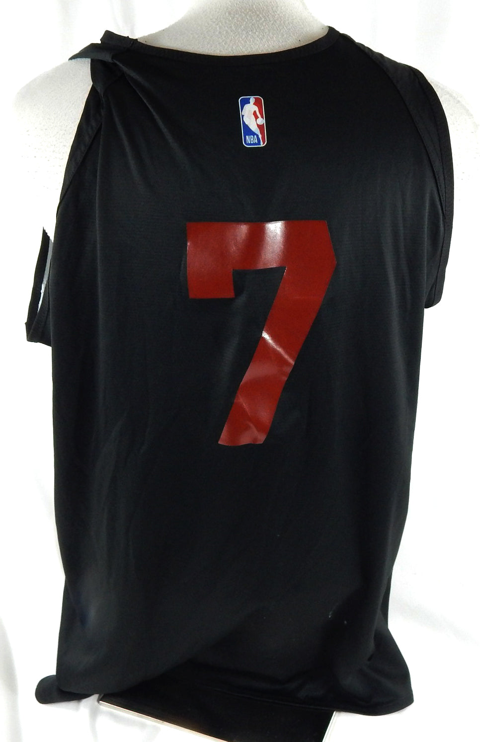 2025-26 Atlanta Hawks Nickeil Alexander-Walker #7 Game Used Black Practic Jersey Pic2