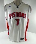 Men Detroit Pistons Stanley Johnson #7 Swingman White Jersey Adidas NWT XL 2