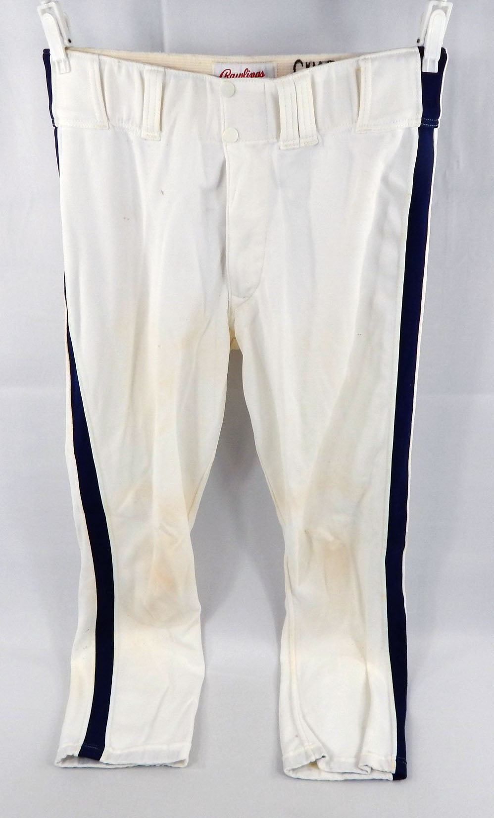 1991 Houston Astros Darnell Coles Game Used White Pants 35 676