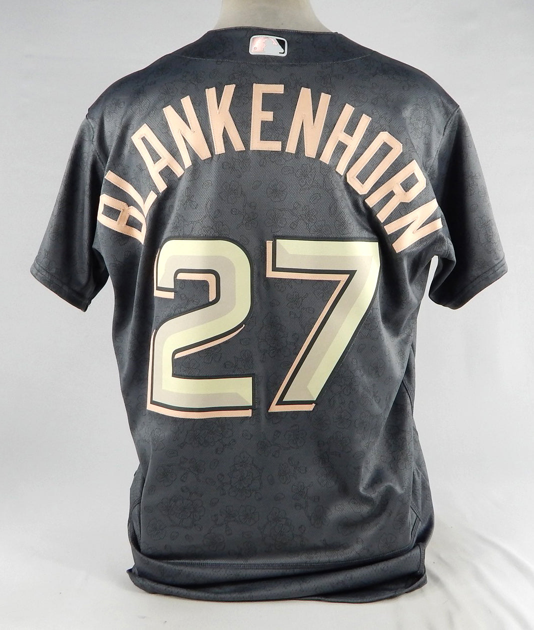 Washington Nationals Travis Blankenhorn #27 Game Issued Grey Jersey City Co 2023 Pic2