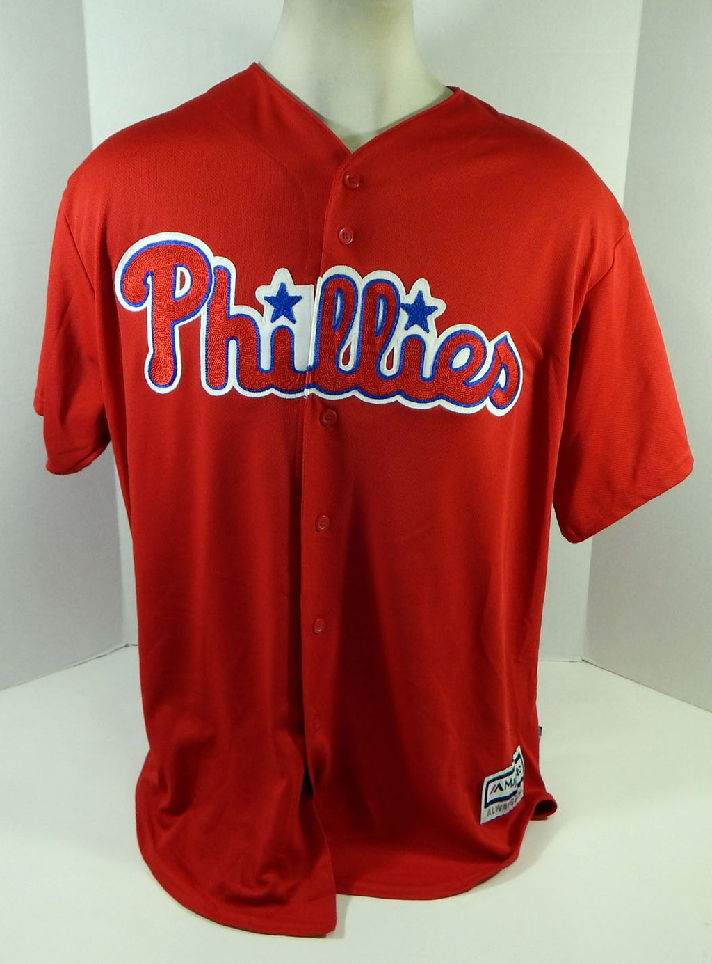 Philadelphia Phillies Davis #53 Game Used Red Jersey Ext ST 2XL 619 Pic2