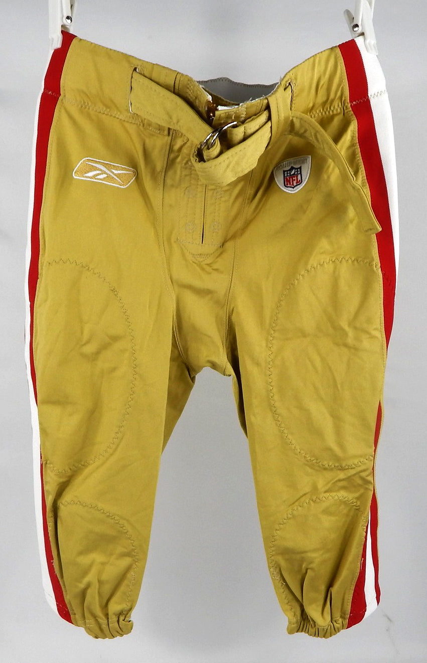 2009 San Francisco 49ers Game Issued Gold Pants 38 193