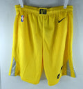 2022-23 Mens Utah Jazz Authentic Yellow Shorts Icon Nike NWT M 71S