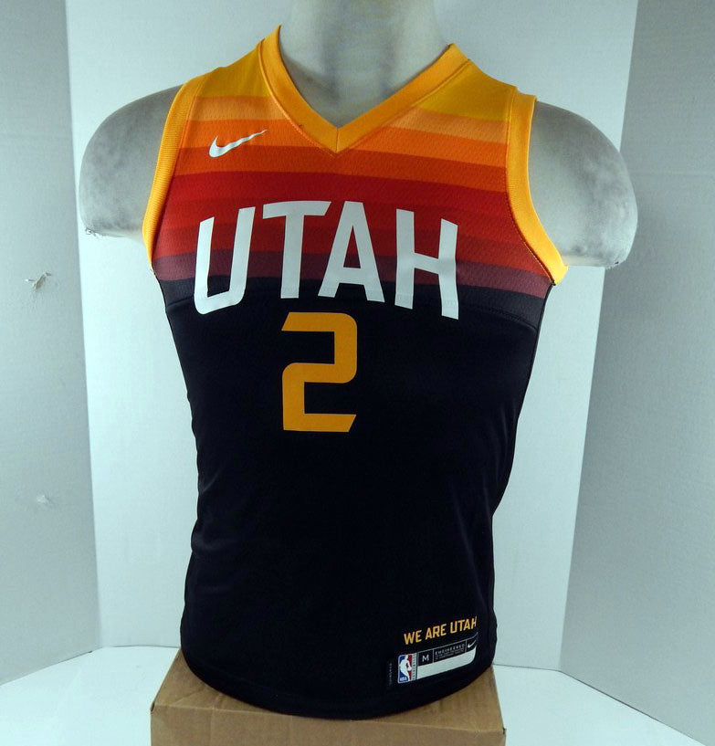 2021-22 Youth Utah Jazz Joe Ingles #2 Swingman Black Jersey City Nike NWT M 75S