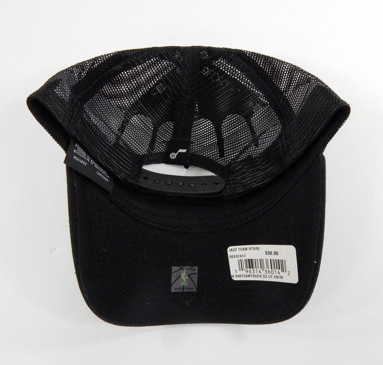 2022-23 Womens Utah Jazz Black New Era Trucker Hat NWT OS 21S Pic2