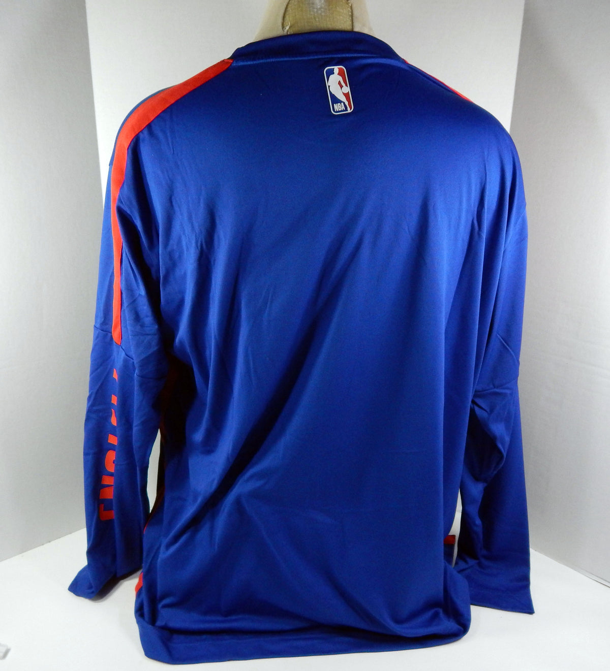 2020-21 Detroit Pistons Team Issued Blue Shooting Shirt Nike CN5111-495 3XLT 66S Pic2