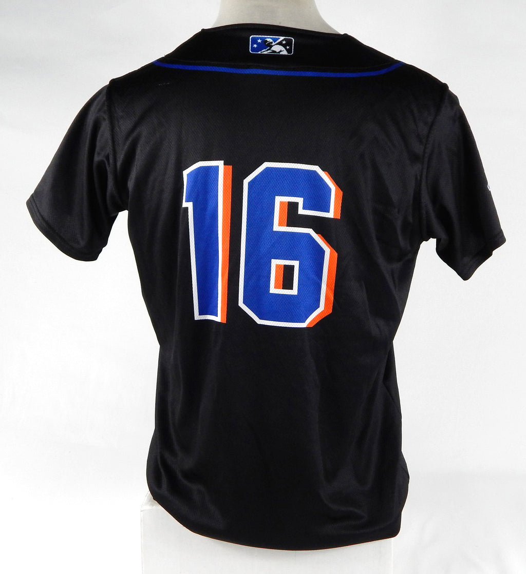 2022-23 Syracuse Mets #16 Game Used Black Jersey 44 DP68056 Pic2