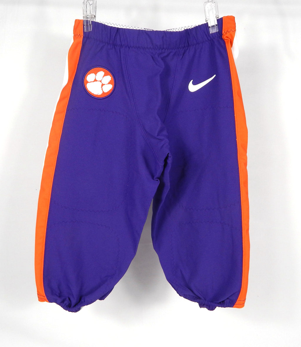 2016-17 Clemson Tigers Game Issued Pos Used Purple Pants Nike 34 047S