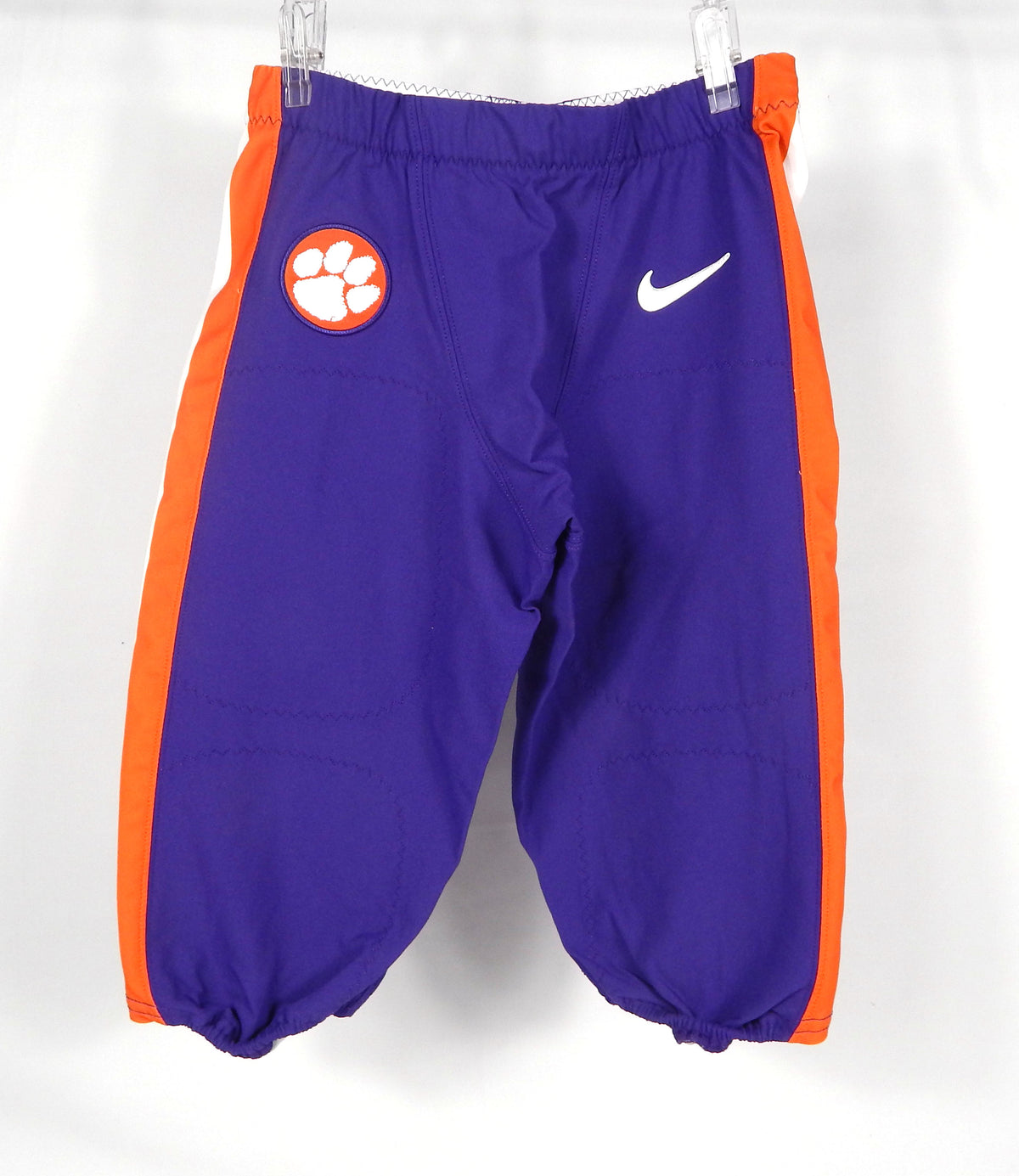 2016-17 Clemson Tigers Game Issued Pos Used Purple Pants Nike 34 047S