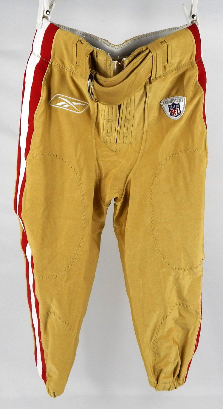 2009 San Francisco 49ers Game Issued Gold Pants 34 197