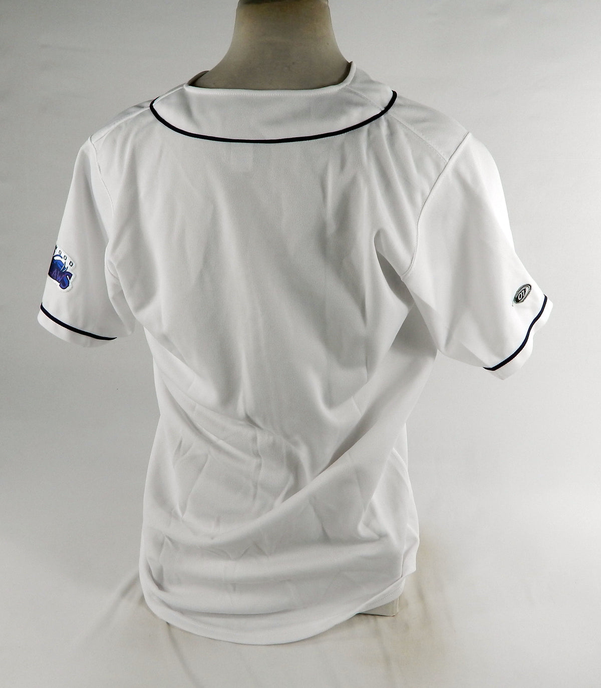 Lakewood Blueclaws Blank Game Issued White Jersey Bruce Springsteen Night 46 3 Pic2