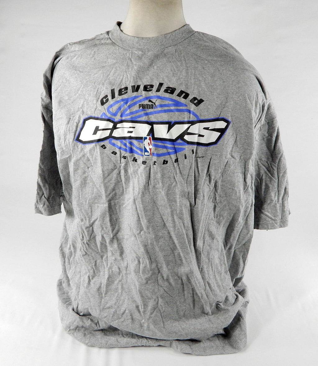 1990s Cleveland Cavaliers Team Issued Grey Shirt 3XLT DP70404