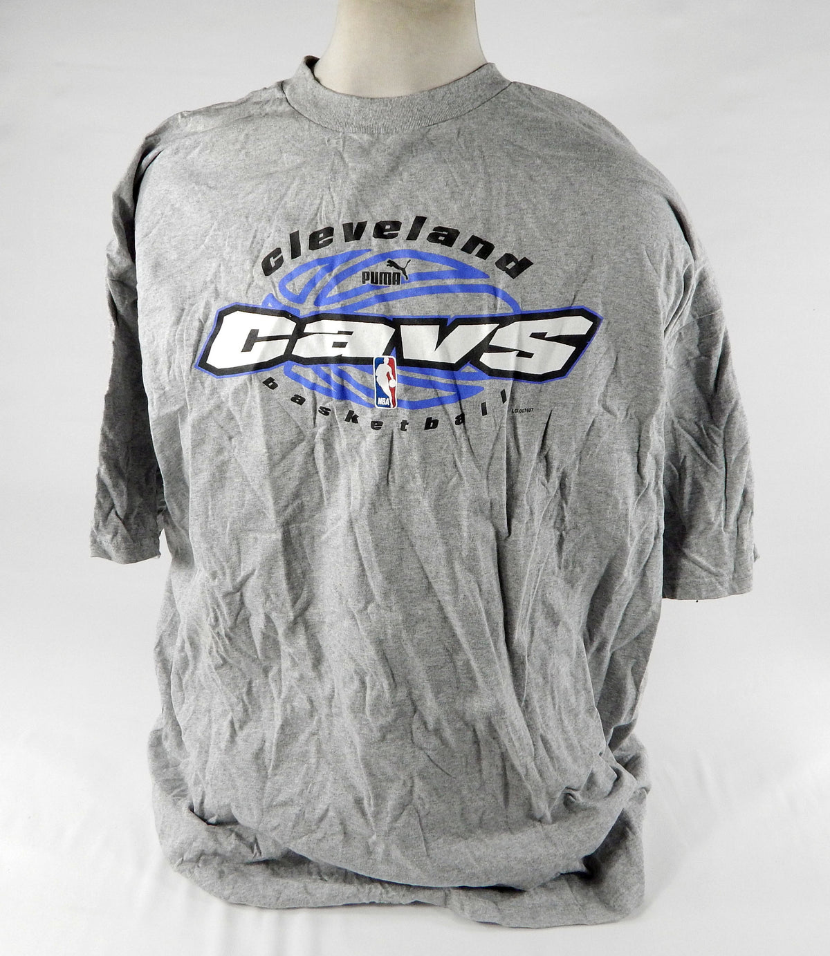 1990s Cleveland Cavaliers Team Issued Grey Shirt 3XLT DP70404