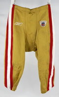 2011 San Francisco 49ers Game Issued Gold Pants 30 200