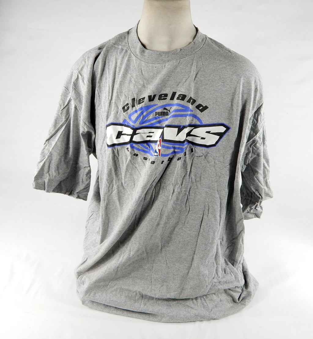 1990s Cleveland Cavaliers Team Issued Grey Shirt 3XLT DP70405