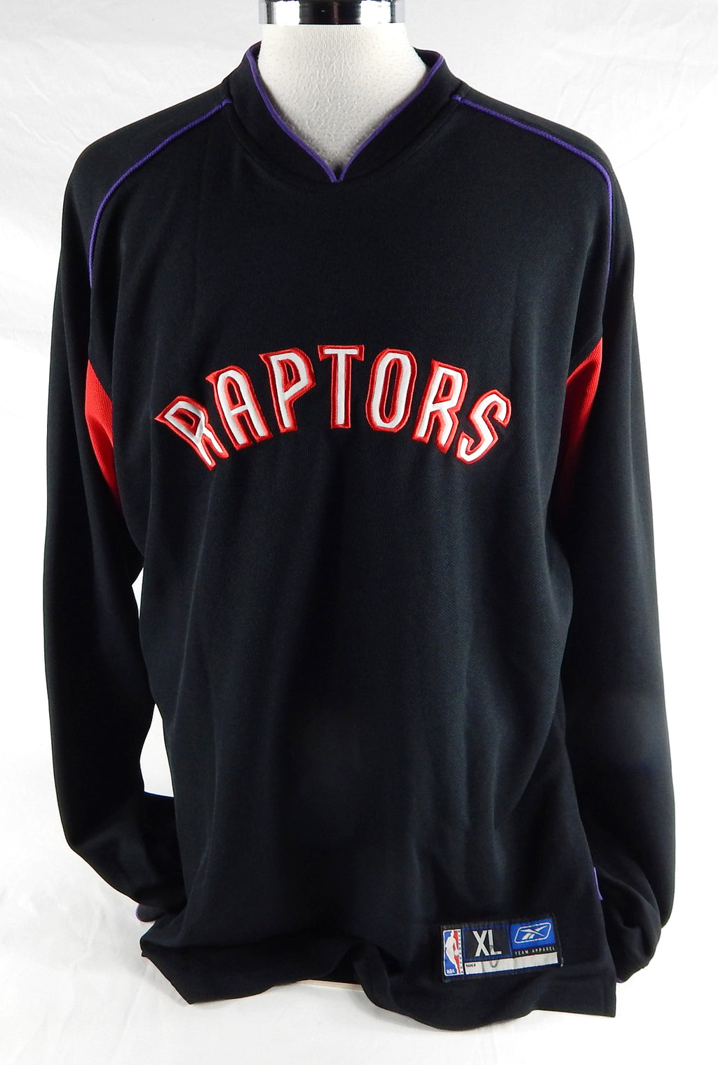 2004-05 Toronto Raptors Milt Palacio #10 Game Used Black Shooting Shirt XL 086
