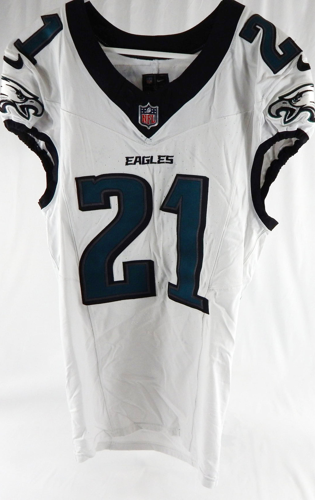 2024 Philadelphia Eagles Sydney Brown #21 Game Used White Jersey 38 DP111974