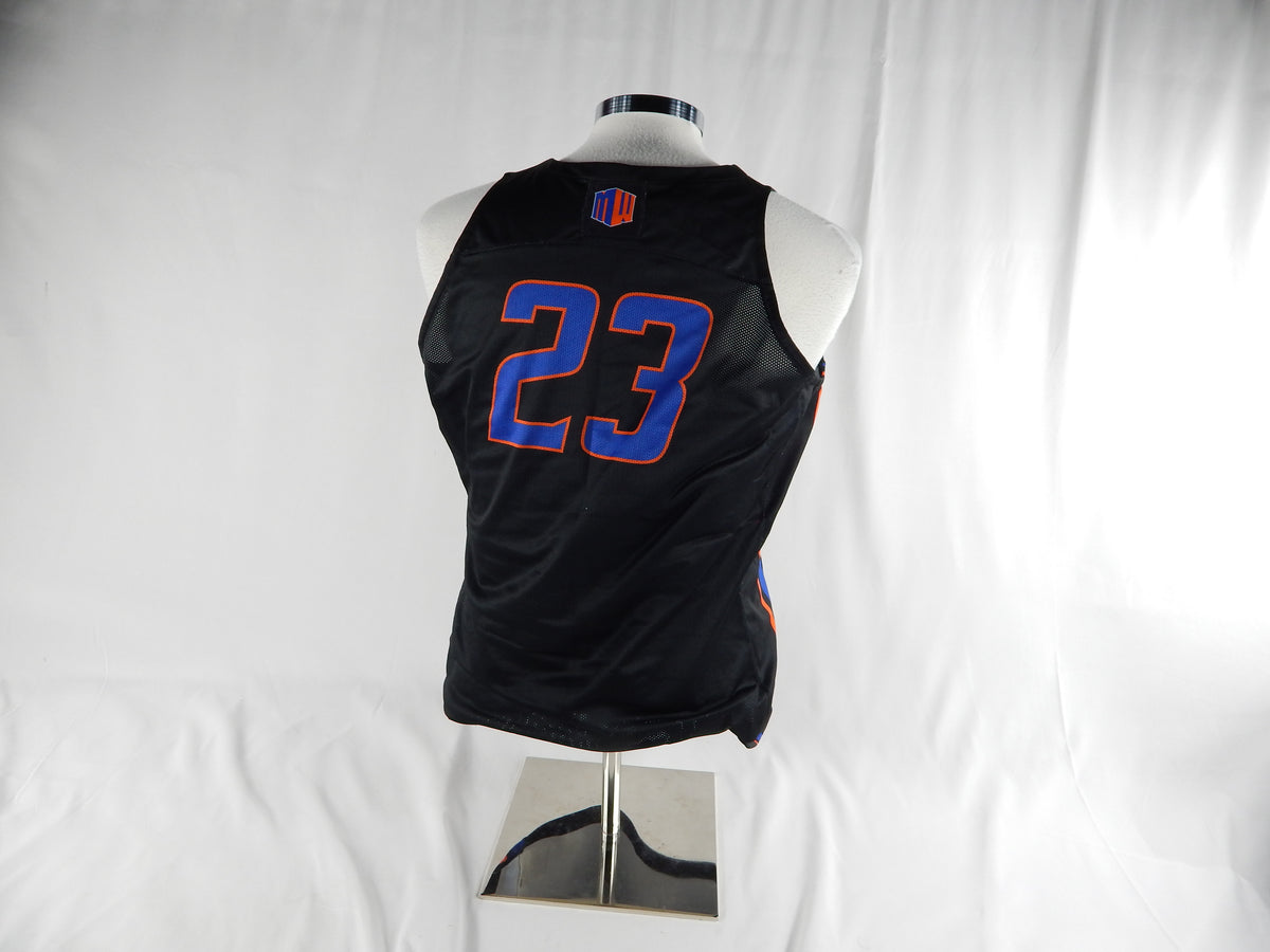2021-22 Boise State Broncos #23 Game Issued Black Jersey Basketball XL 167 Pic2