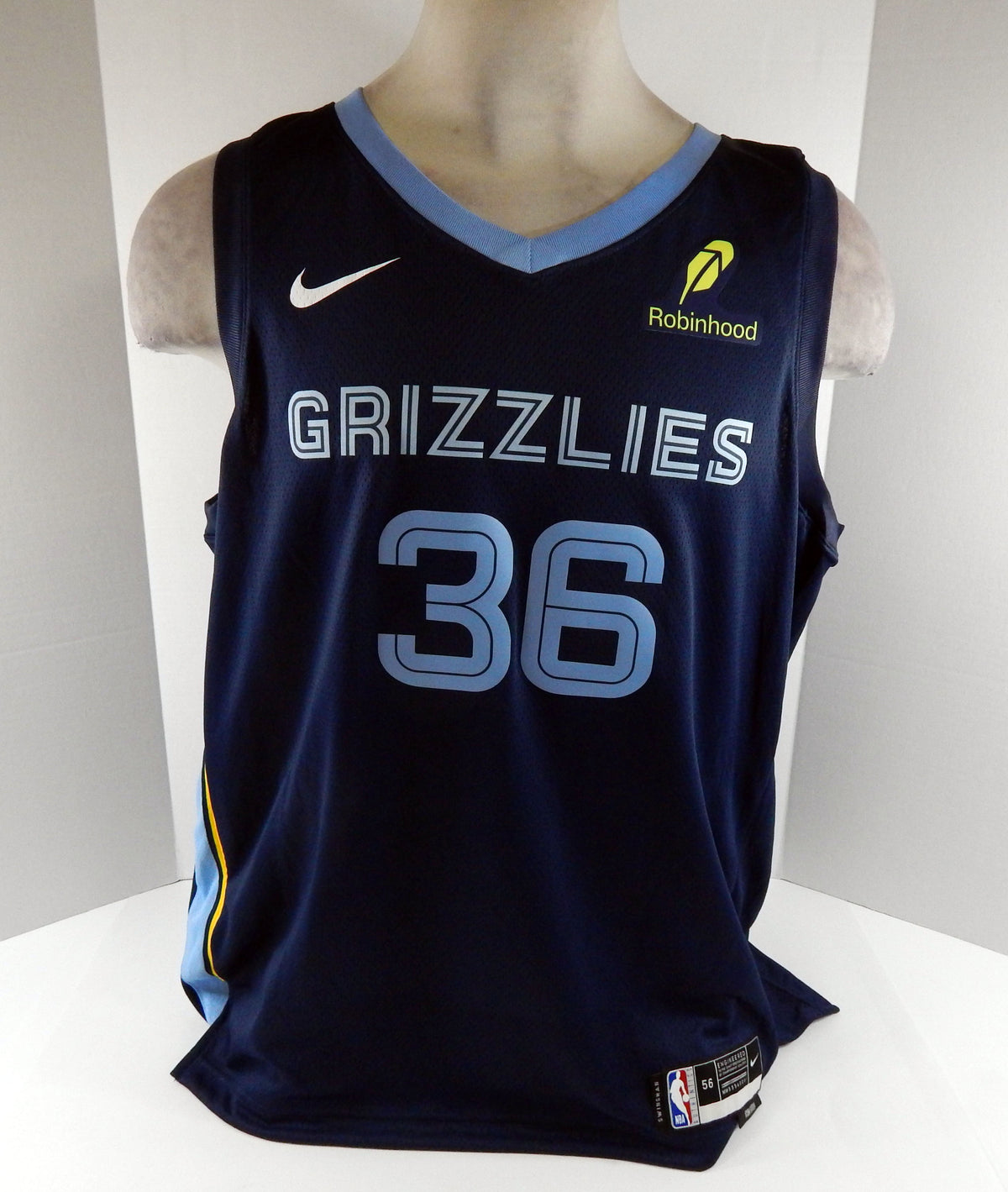 Mens Memphis Grizzlies Marcus Smart #36 Swingman Navy Jersey Icon Nike NWT 2XL 3