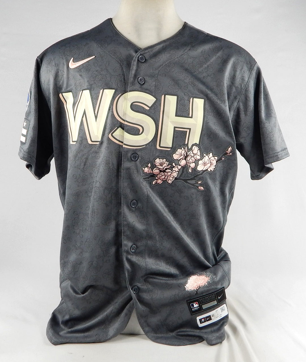 2023 Washington Nationals Joe La Sorsa #53 Game Issued Grey Jersey City Connect3 Pic2