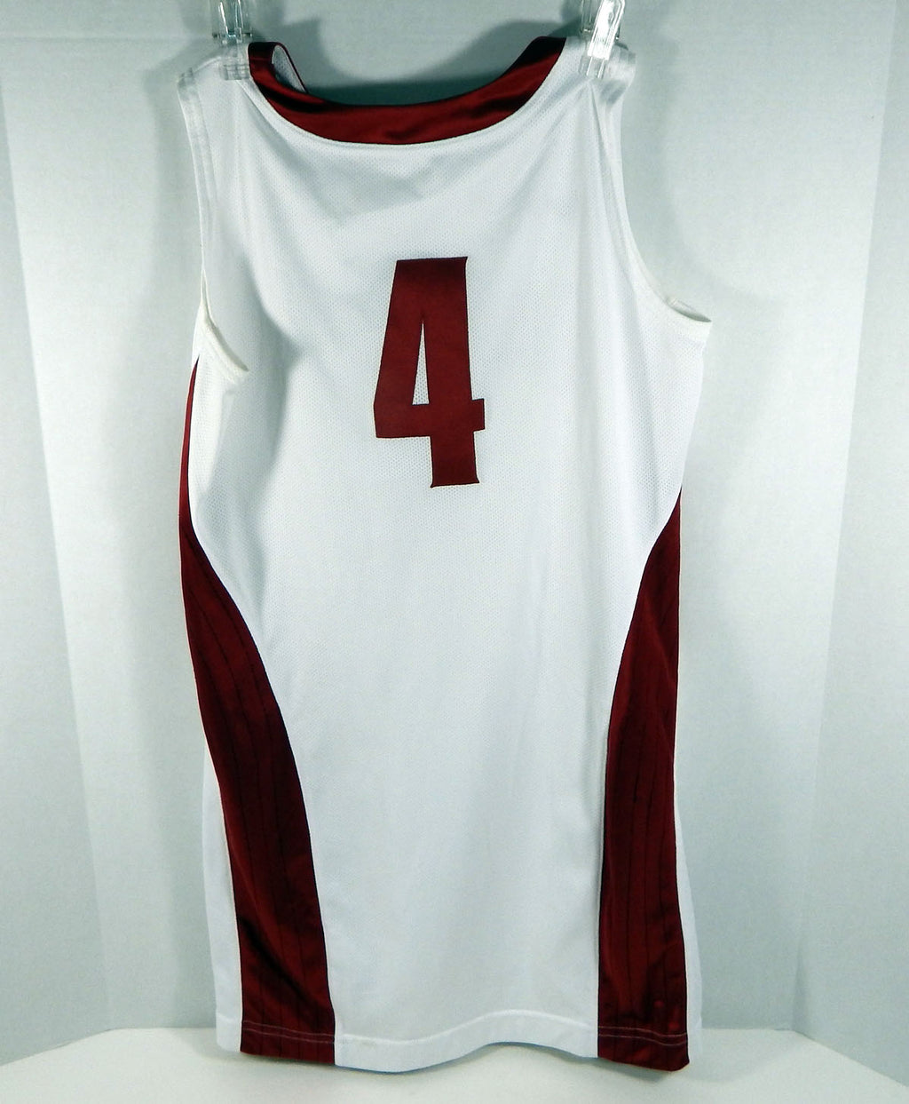 2012-13 Alabama Crimson Tide #4 Game Used White Jersey BAMA00234