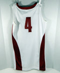 2012-13 Alabama Crimson Tide #4 Game Used White Jersey BAMA00234
