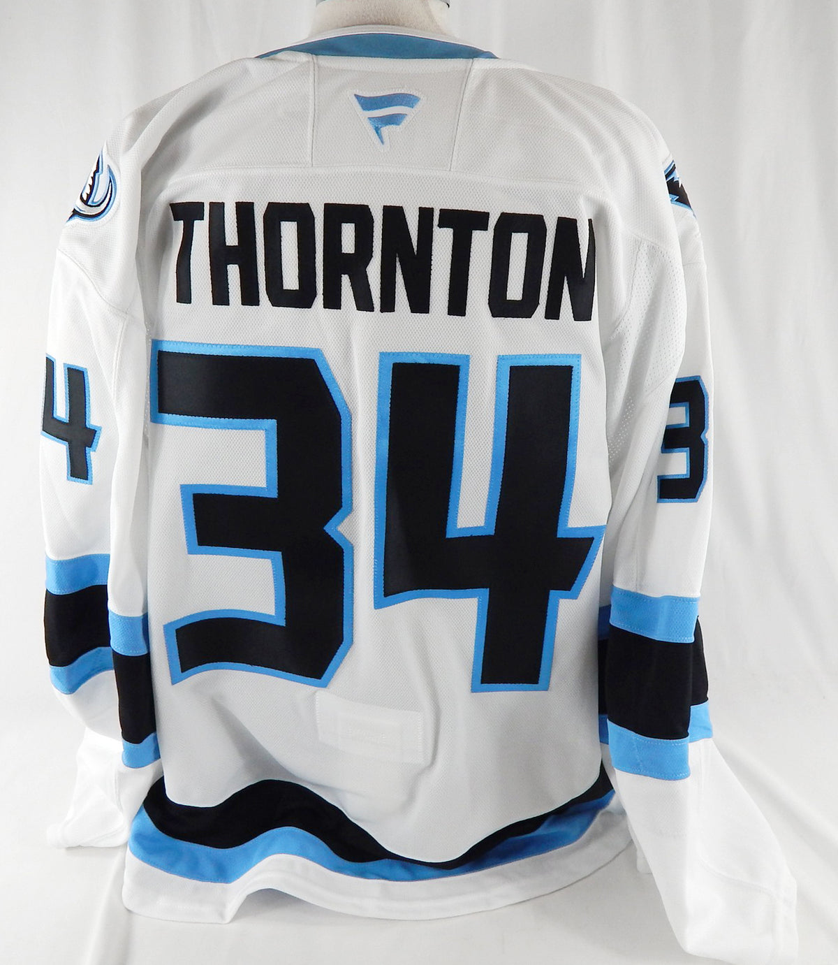 2025-26 Utah Mammoth Anson Thornton #34 Game Issued White Jersey 58G DP113353 Pic2