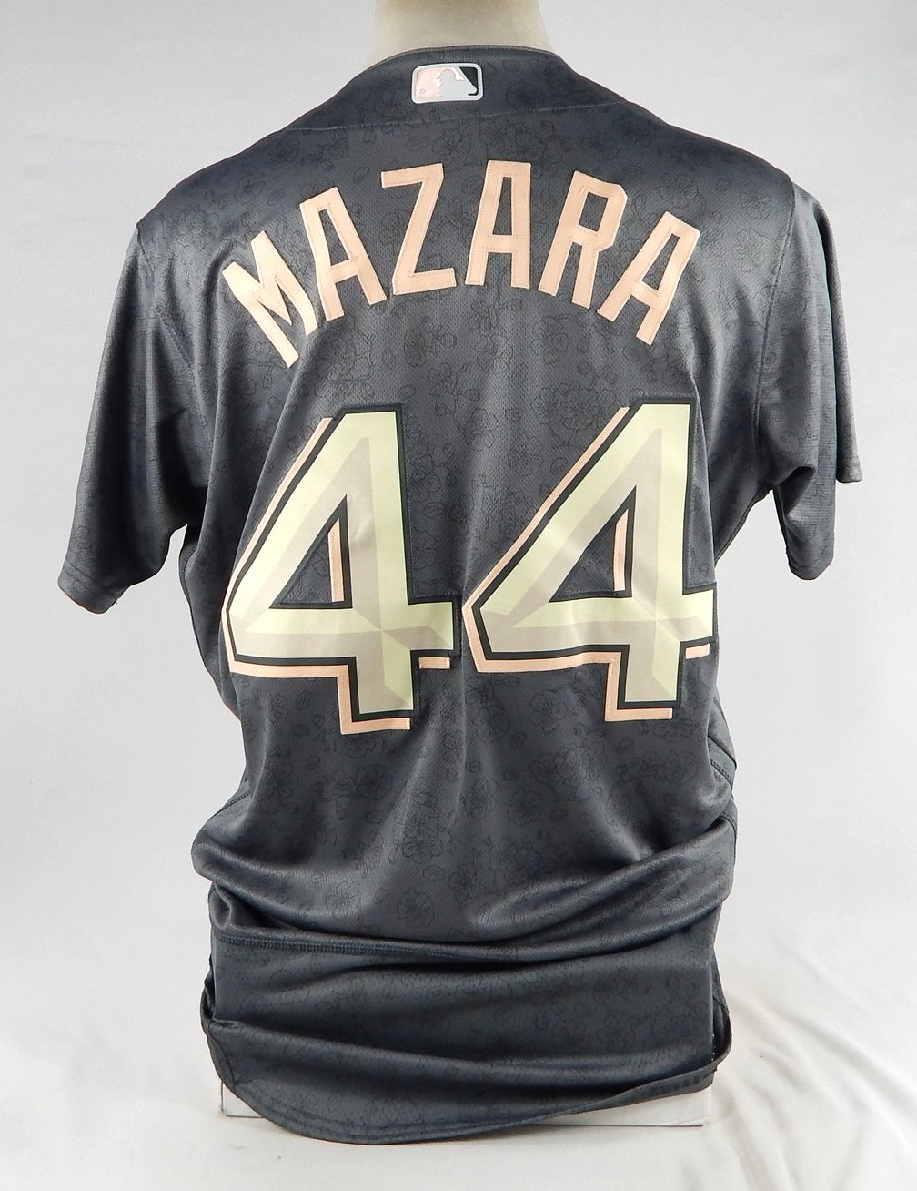 Washington Nationals Nomar Mazara #44 Game Issued Grey Jersey City Connect 2023