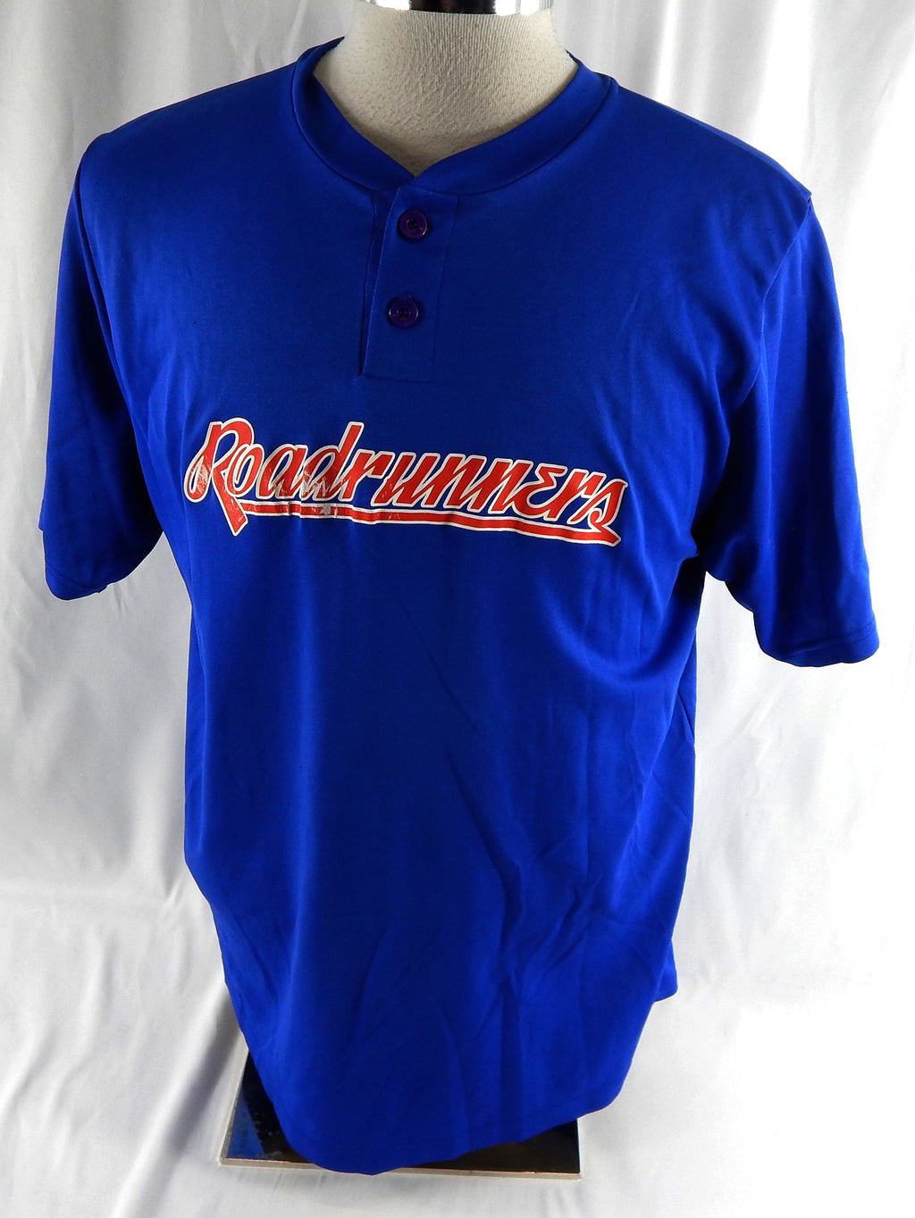 Edinburg Roadrunners Alexis Hernandez #5 Game Used Blue Jersey ULB L 126