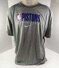2019-20 Detroit Pistons Team Issued Grey Training Shirt Nike 3XLT 173S