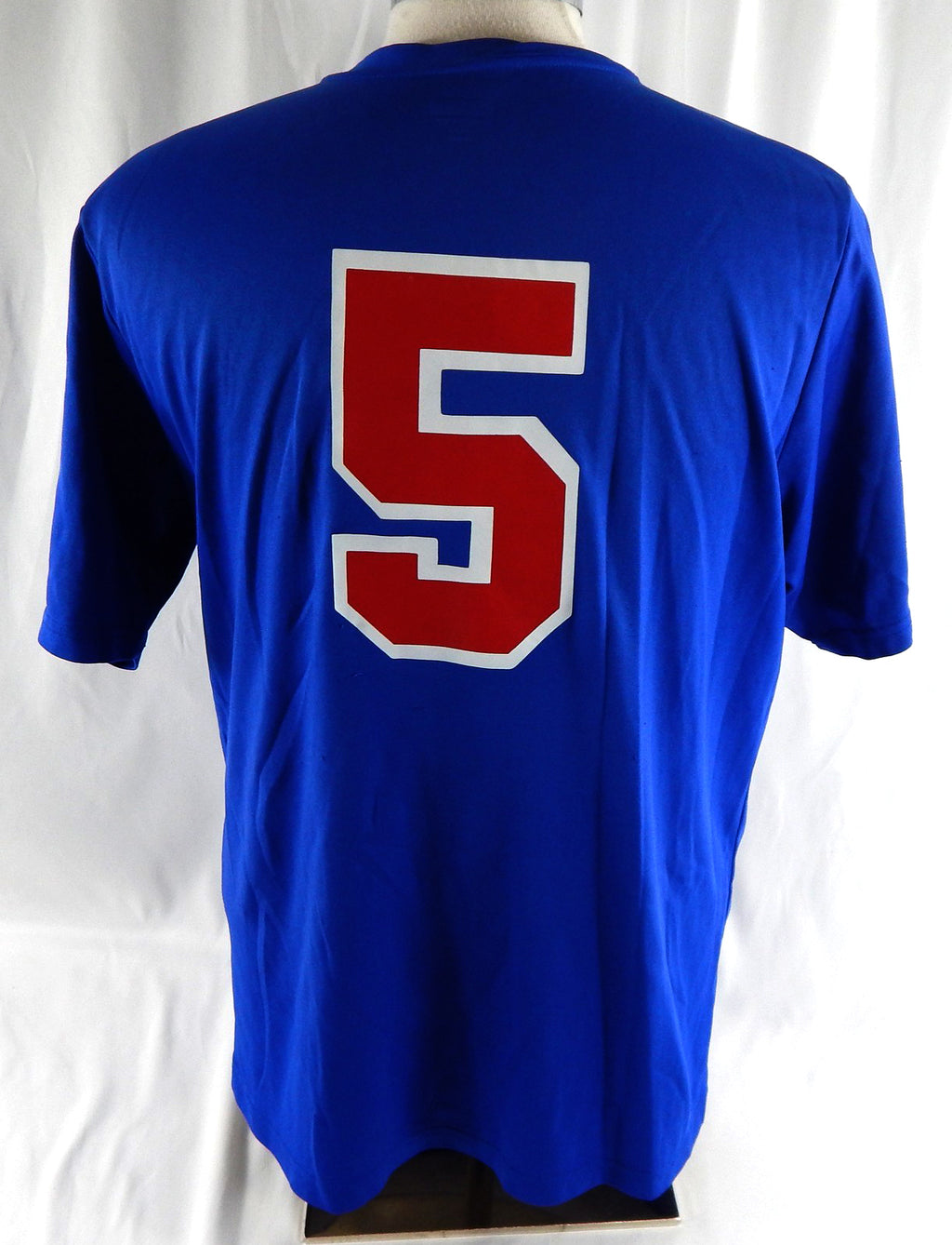 Edinburg Roadrunners Alexis Hernandez #5 Game Used Blue Jersey ULB L 126 Pic2