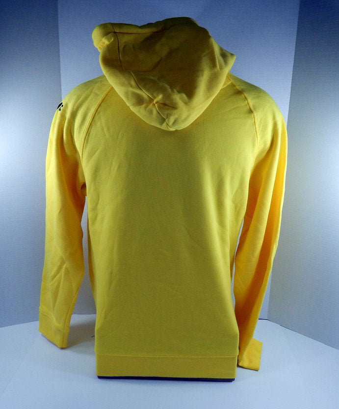 Mens Utah Jazz Yellow Hoodie Sweatshirt Sportiqe NWT XL 31S Pic2