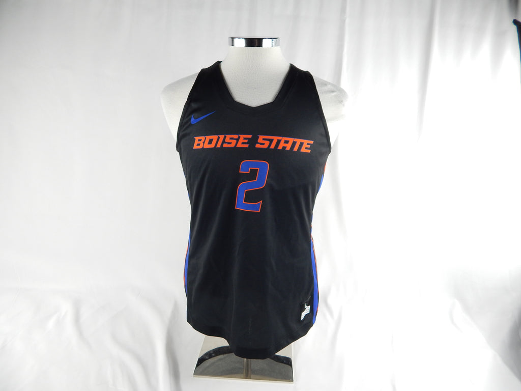 2021-22 Boise State Broncos #2 Game Issued Black Jersey Basketball L 169